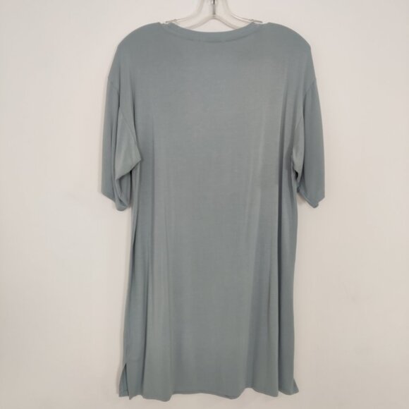 La Vie En Rose Women's Loungewear Dress Sz S Gray Comfy Soft Modal Summer Night - Picture 4 of 9